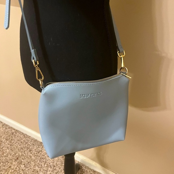 NWOT Dream Control Leather Crossbody Bag, Tiffany Blue - Picture 1 of 4